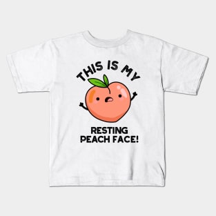 This Is My Resting Peace Face Pun Kids T-Shirt